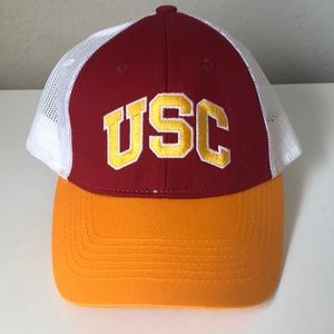 USC Trojans‎ Collage Captivating Headgear Breathable Adjustable Snap Back Hat